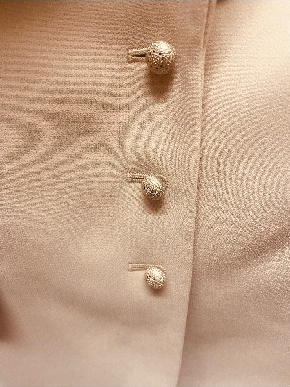 TAHARI Classic Women's Cream Blazer Jacket 12 - Picture 3 of 6